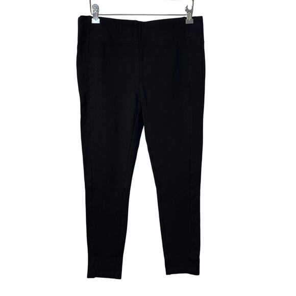 Ann Taylor Loft Women’s Cropped Dresst Leggings Color Black Size M Pre-owned‎ - Picture 1 of 9